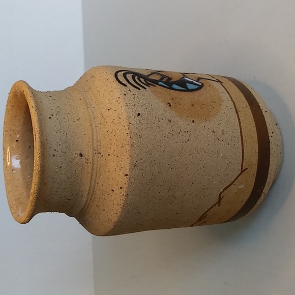 Art Decor Kokopelli Pottery Vase - Picture 4 of 13